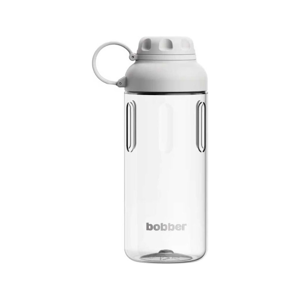 Изображение товара Бутылка питьевая из Tritan 0.89 л с винтовой крышкой и серым дизайном