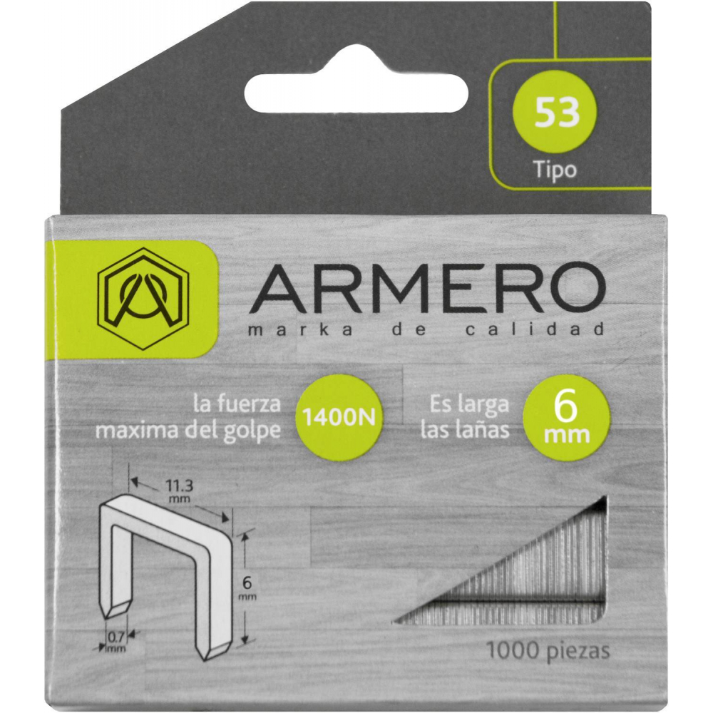 Скобы для степлера Armero фасадный шпатель armero 200мм нержавеющая сталь a211 200