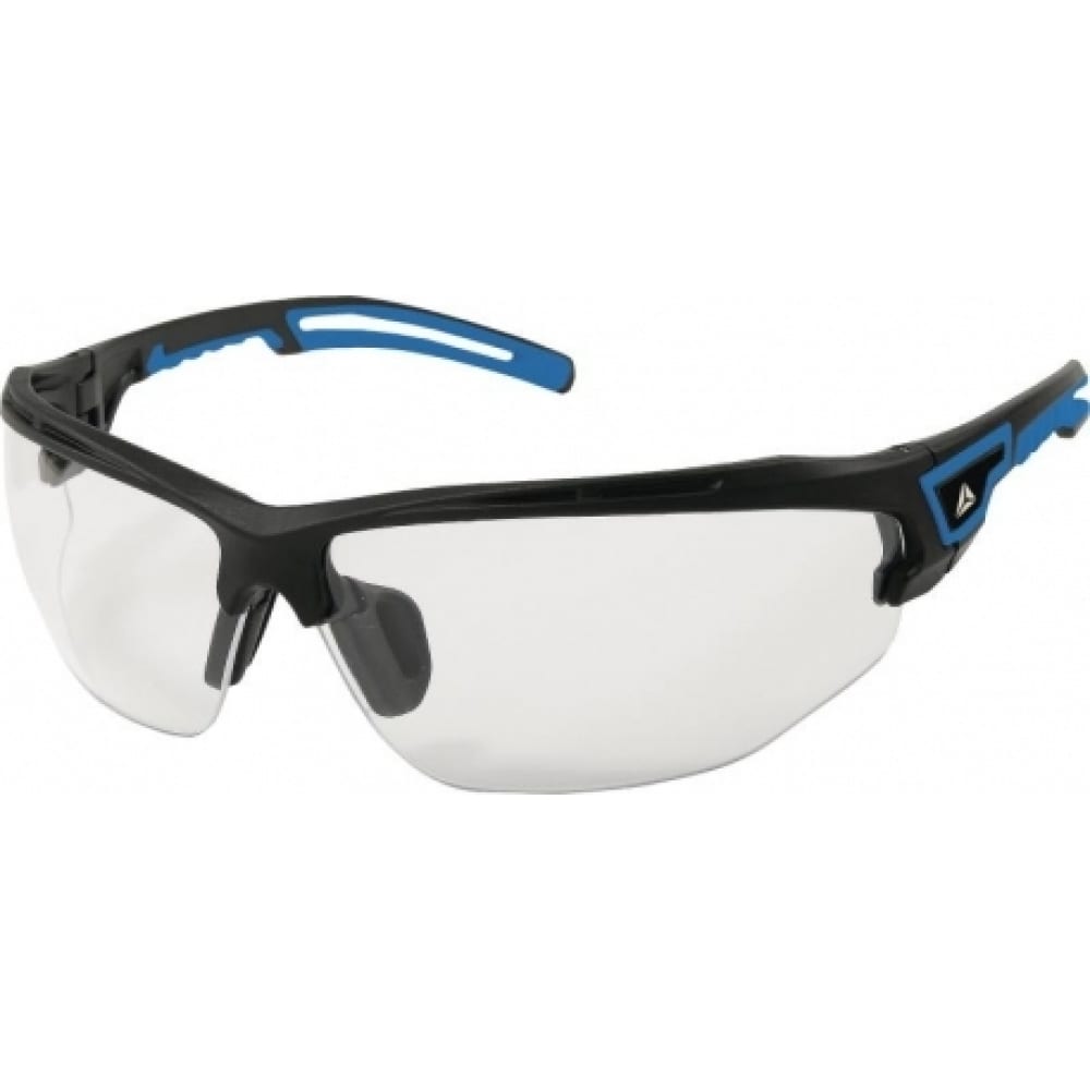 Защитные открытые очки Delta Plus очки защитные закрытые с обтюратором delta plus ruiz 1 acetate коричневые с защитой от запотевания и царапин