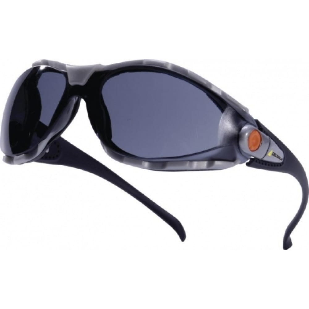 Защитные затемненные очки Delta Plus очки защитные открытые delta plus aso2 прозрачные с защитой от запотевания и царапин