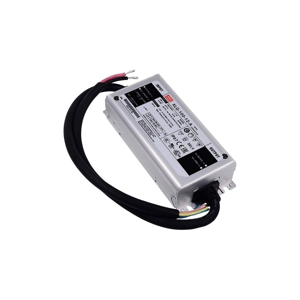 Изображение товара LED-драйвер Mean Well XLG-100-12-A 96Вт IP67 для надежных светодиодных систем