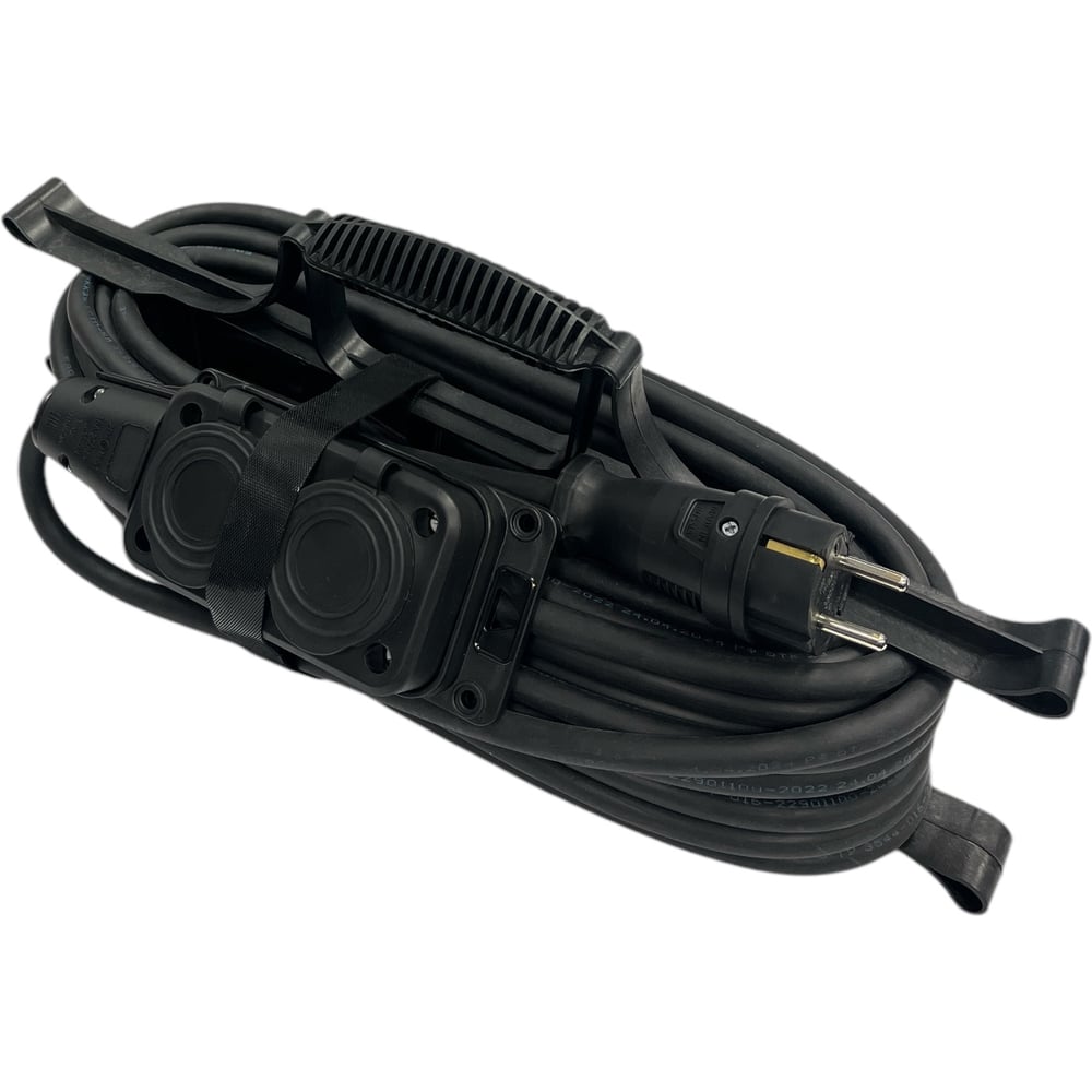 Изображение товара Удлинитель силовой на рамке iTOK SUR COLOR, IP54, 20 м, 2 гнезда, заземление