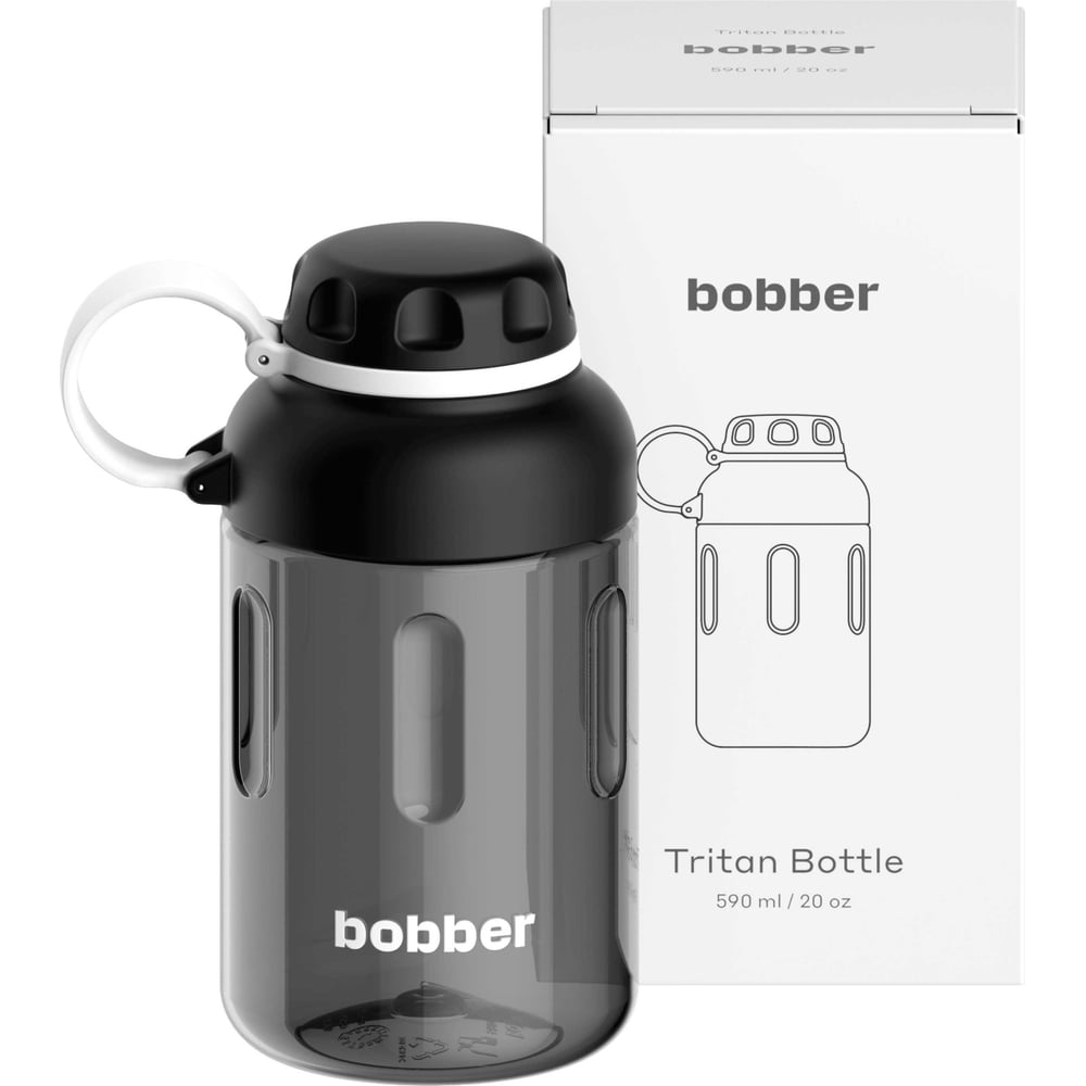 Изображение товара Бутылка питьевая BOBBER 0.59 л из трайтана с винтовой крышкой для спорта и путешествий