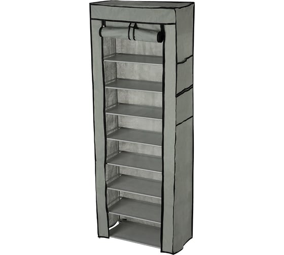 Изображение товара Полка для обуви Рыжий кот с чехлом, 9 ярусов 106896