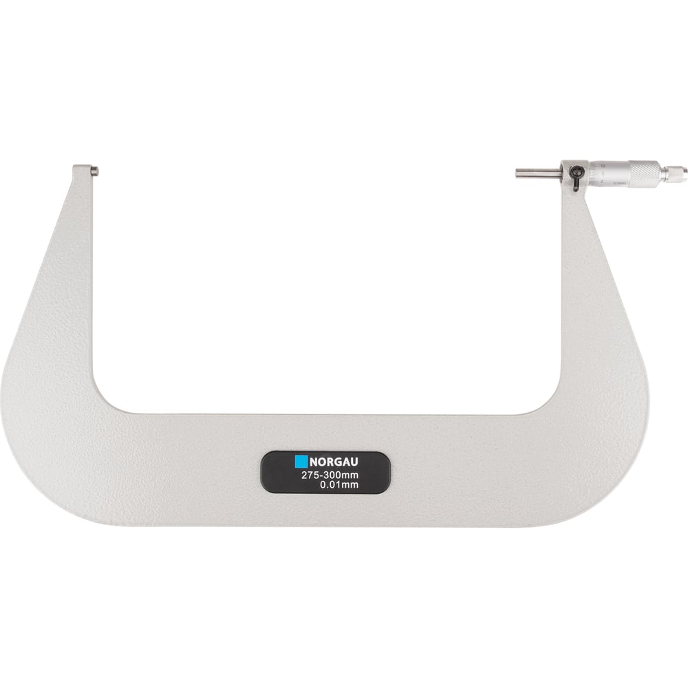 Изображение товара Микрометр гладкий NORGAU МК 275-300 мм/0,01 мм с поверкой профессиональный
