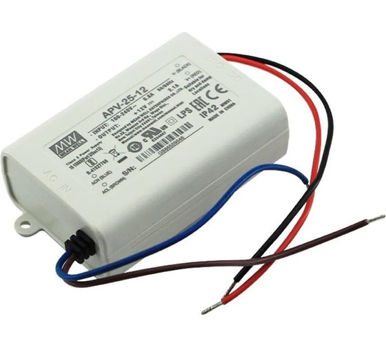 Изображение товара Источник питания Mean Well AC/DC APV-25-12 Т02039738