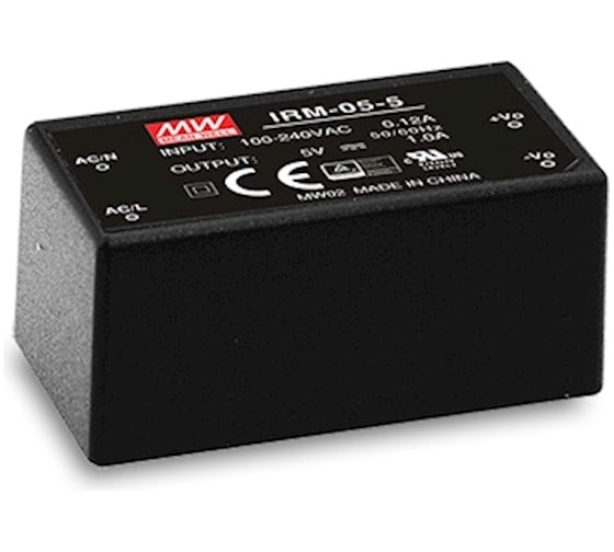 Изображение товара Источник питания Mean Well AC/DC IRM-05-24 Т02163780