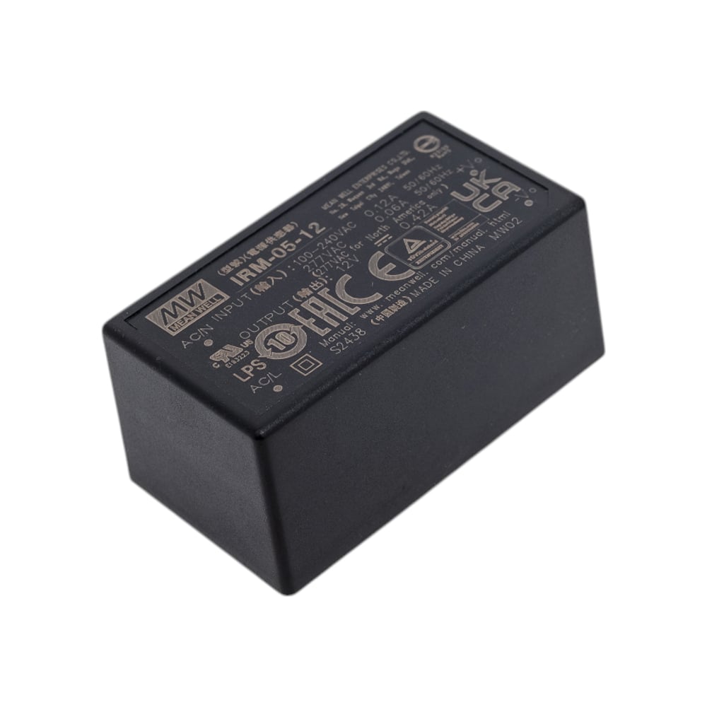 Изображение товара Источник питания Mean Well AC/DC IRM-05-12 5 Вт Т02163778
