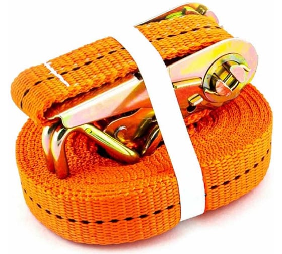 Изображение товара Стяжной ремень ООО "Пкф "ГрузоподъемТехоснастка" 0.8/1.6 т, 3.0 м, лента 25 мм 9331