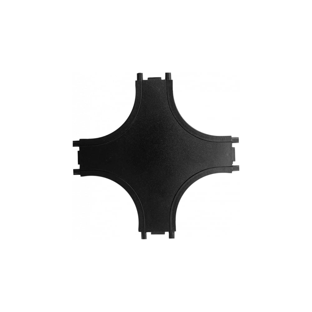 Изображение товара Коннектор EKS CLARUS Х образный 48V для магнитного шинопровода черный