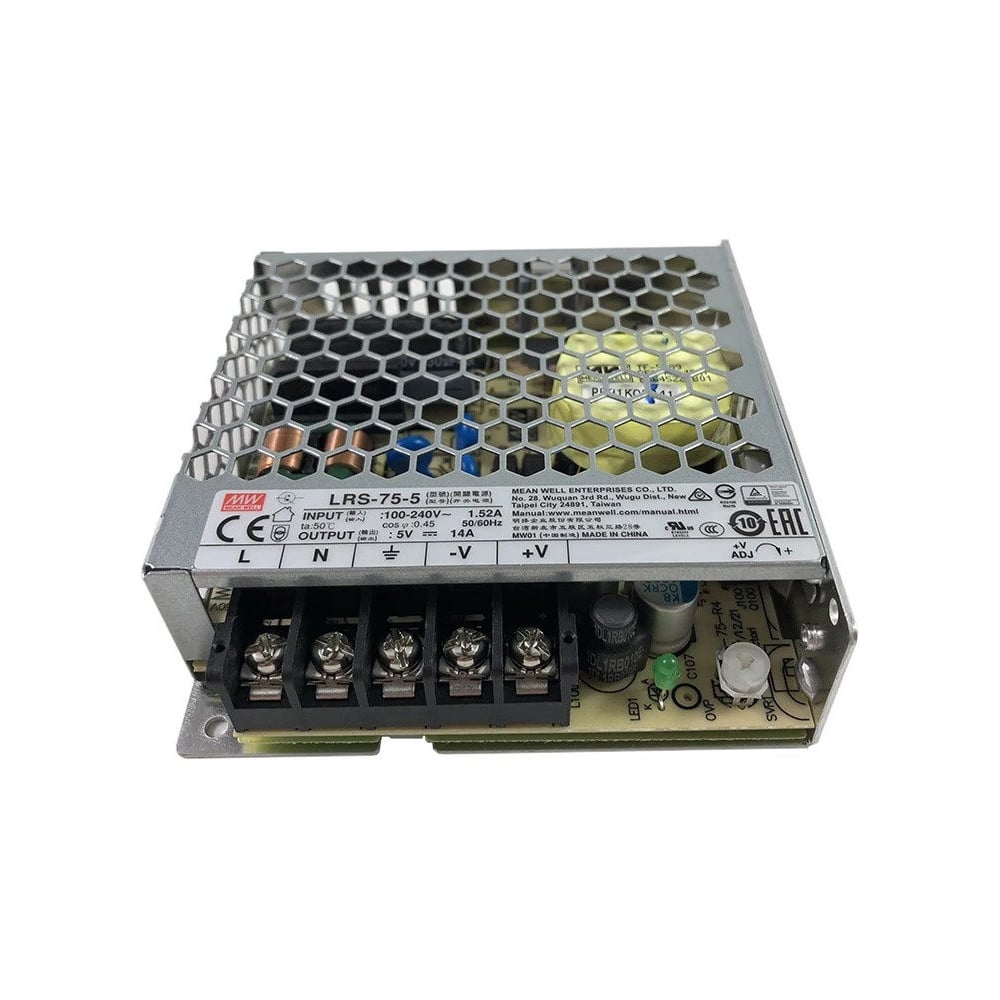 Изображение товара Источник питания Mean Well AC/DC LRS-75-5 5 В 0.07 кВт промышленный источник питания Изображение товара Источник питания Mean Well AC/DC LRS-75-5 5 В 0.07 кВт промышленный источник питания