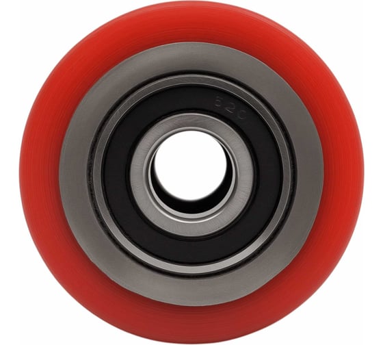 Изображение товара Ролик для гидравлических тележек 80x70мм полиуретановый с шариковым подшипником Gigant G-04-09-03