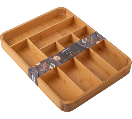 Изображение товара Лоток для столовых приборов Attribute BAMBOO TOUCH 400x300x40 мм AGB500