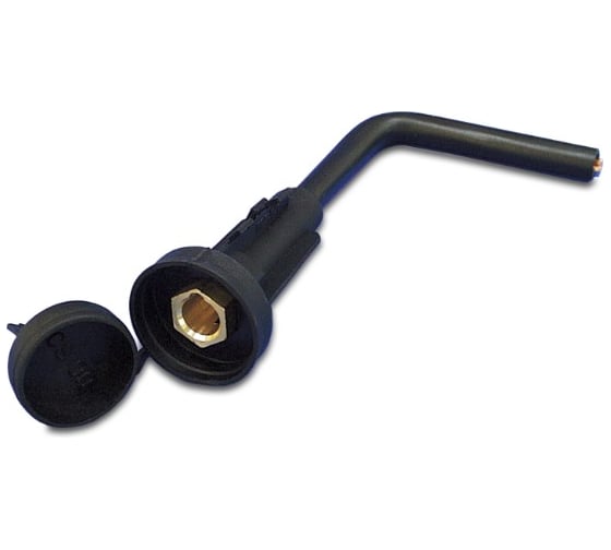 Изображение товара Штепсельный разъем для подключения переносного заземления ЭНЕРВИК (упаковка 1 шт) SE40-1