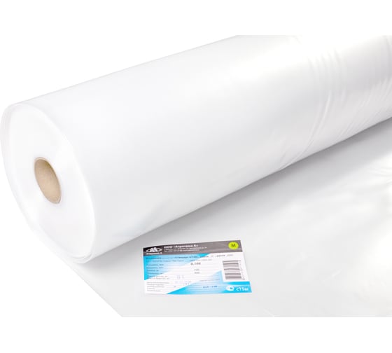 Изображение товара Полиэтиленовая пленка Агротема ширина в развороте 4 м, 100 мкм, по 100 п. м _мс4100