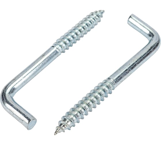 Изображение товара Крюк-шуруп ЕВРОПАРТНЕР L-обр. Zn d7,1хL75 мм 2 шт. 13 0643 1