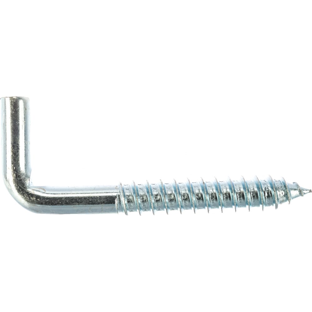 L-образный оцинкованный крюк-шуруп ЕВРОПАРТНЕР крюк с винтом для завинчивания м8x280 мм оцинкованный