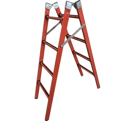 Изображение товара Стеклопластиковая модульная диэлектрическая лестница-стремянка Диэлектрик ССД-М 2x1,5 Д471602