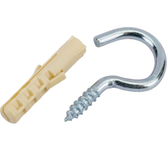 Изображение товара Крюк-шуруп ЕВРОПАРТНЕР Zn d3хL25 мм 4 шт. 13 4834 1