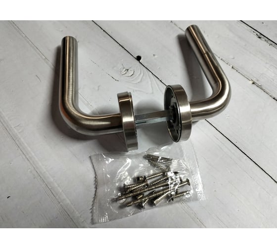 Изображение товара Ручка дверная Rucetti AH-01-R54 SNS -IND, нержавеющая сталь, цвет - матовая сталь 9014357