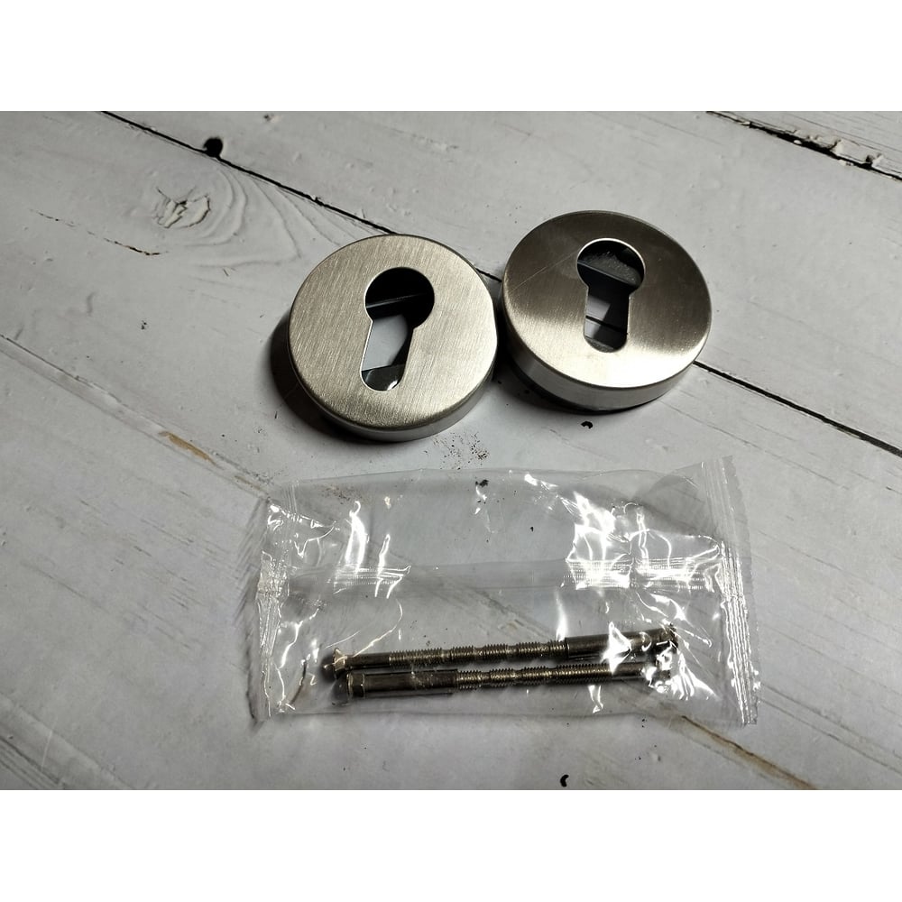 Изображение товара Накладка на ключевой цилиндр Rucetti AH-KH-R54 SNS -IND из нержавеющей стали