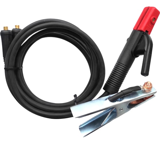 Изображение товара Комплект сварочных кабелей 4 м КГ 16 мм медь Профессионал 015