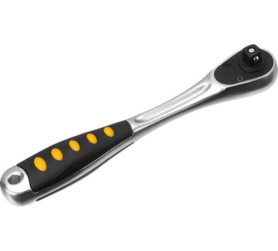 Изображение товара Трещотка Inforce 3/8" DR количество зубьев 72 шт, сталь Cr-V, длина 200мм, 06-05-110