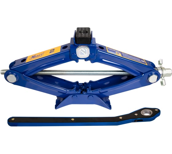 Изображение товара Домкрат KRAFT ромбический с трещоточной рукояткой 2 т. KT 800072