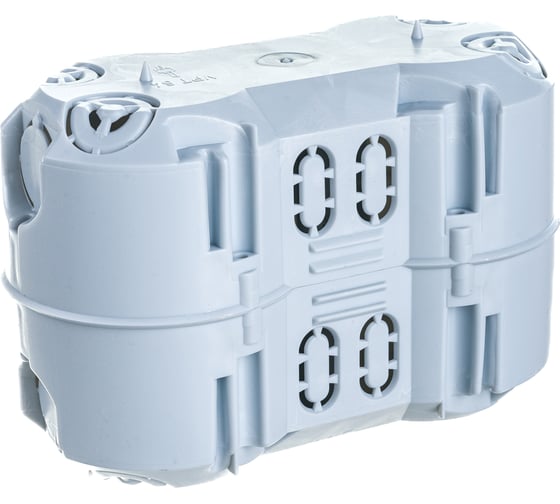 Изображение товара Установочная приборная коробка (подрозетник) KOPOS двухместная KP 64 Electro 71x142х45 для твердых стен (комплект 2шт.) KP 64 / 2 (KA)