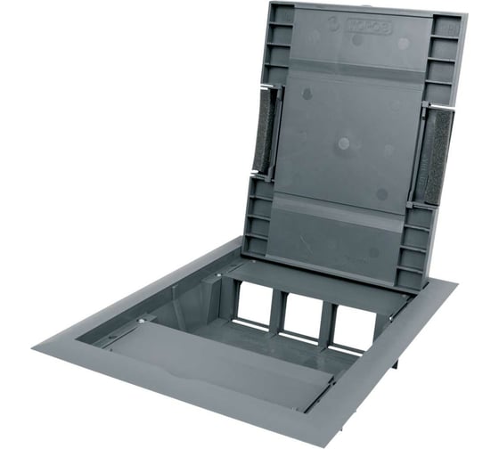 Изображение товара Напольный лючок на 6 модулей KOPOS 45х45 KOPOBOX 57_LB