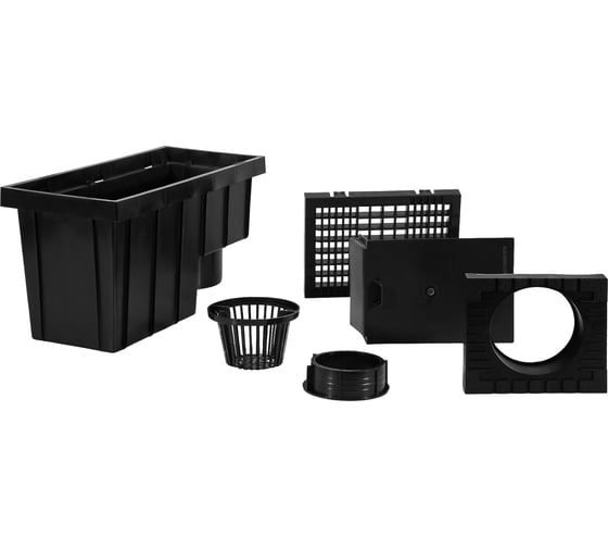 Изображение товара Ливнеприемник кровельный Aquastok Master черный 377*176*202 A15 6176 554789