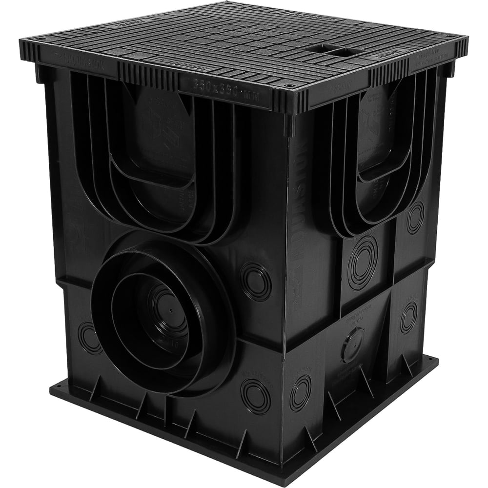 Изображение товара Колодец коммуникационный Aquastok Master 350x350x420 с крышкой В125