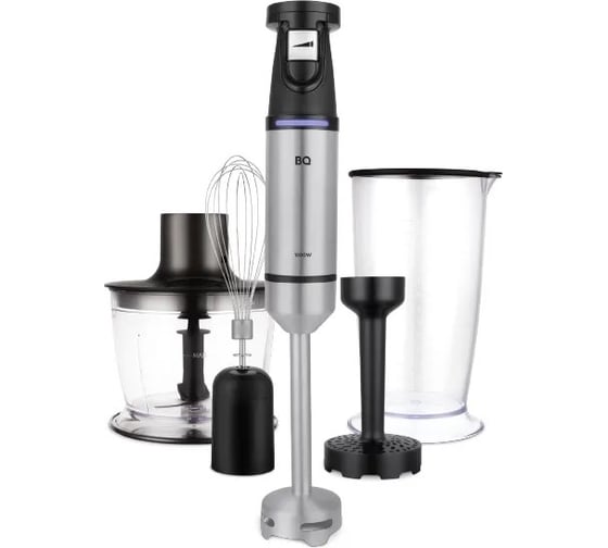 Изображение товара Блендер ручной BQ HB1230SS черный-стальной 86190479