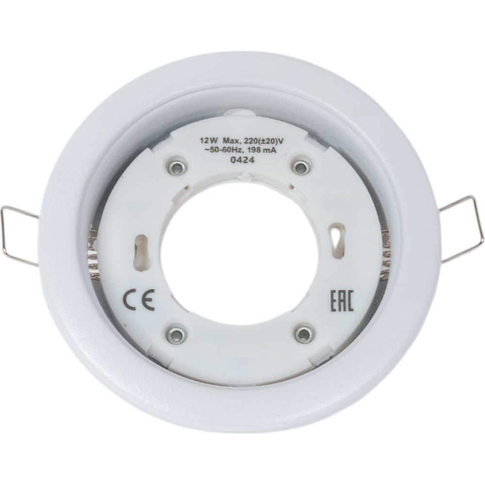 Изображение товара Светильник EKS GX53 белый матовый - современный встраиваемый светильник