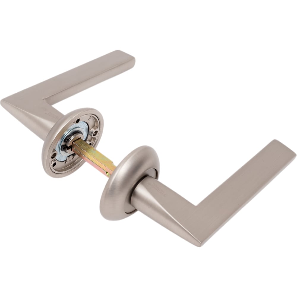 Изображение товара Дверная ручка Ренц Летиция супер матовый никель 2 шт для межкомнатных дверей