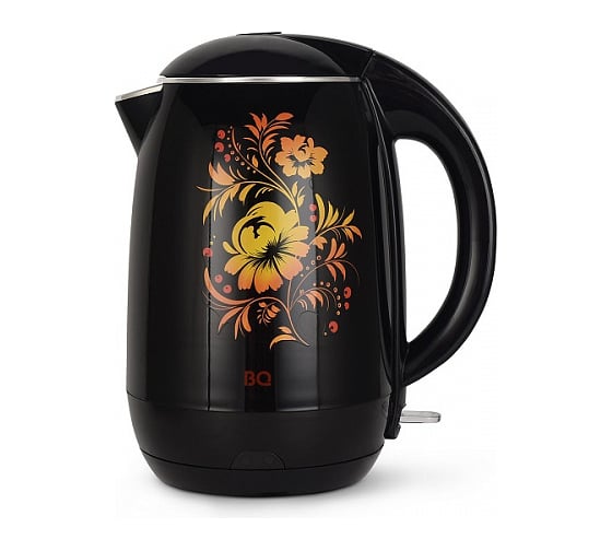 Изображение товара Чайник электрический BQ KT1702P черный-цветы 86201422
