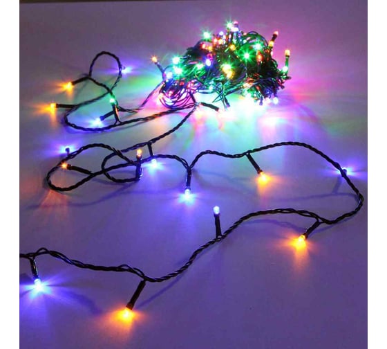 Изображение товара Гирлянда Нить SHLights 12 метров 120 светодиодов, мульти, контроллер 8 режимов ILD120C-GM