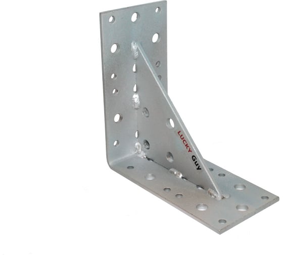 Изображение товара Уголок LUCKY Guy 200x200x100x6,0мм с ребром жесткости 600 02 200200 100 1LG