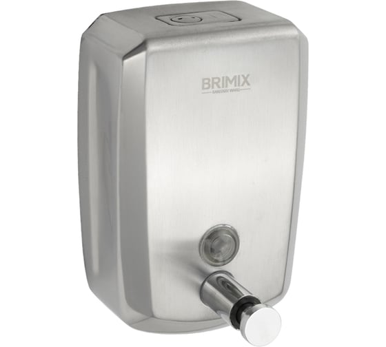Изображение товара Дозатор Brimix для жидкого мыла 800 мл, из нержавеющей стали, цвет САТИН. 644