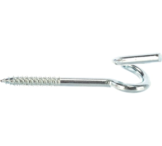 Изображение товара Завитой крюк-шуруп ЕВРОПАРТНЕР Zn d6,2х80 мм 2 шт. 13 3013 2