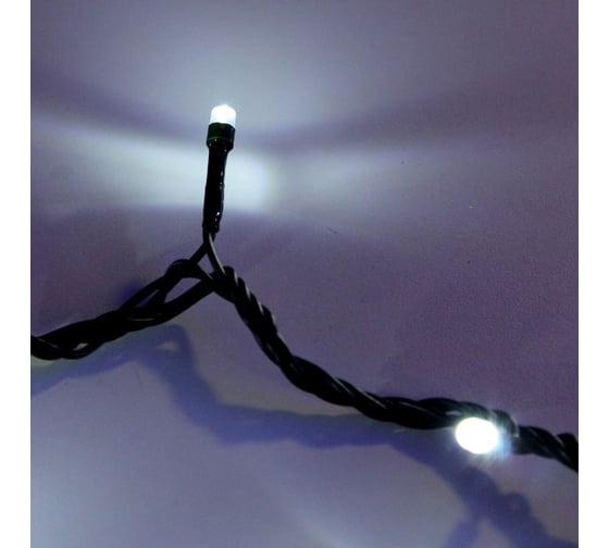 Изображение товара Гирлянда Нить SHLights 12 метров 120 светодиодов, белый, контроллер 8 реж. ILD120C-GW