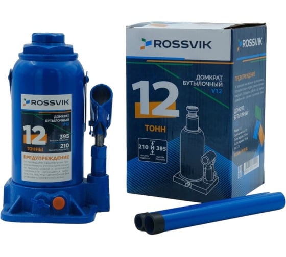 Изображение товара Домкрат бутылочный Rossvik г/п 12,0т V12