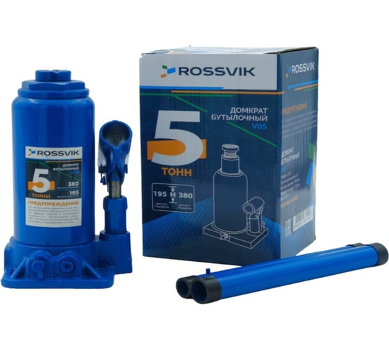 Изображение товара Домкрат бутылочный Rossvik г/п 5,0т V05