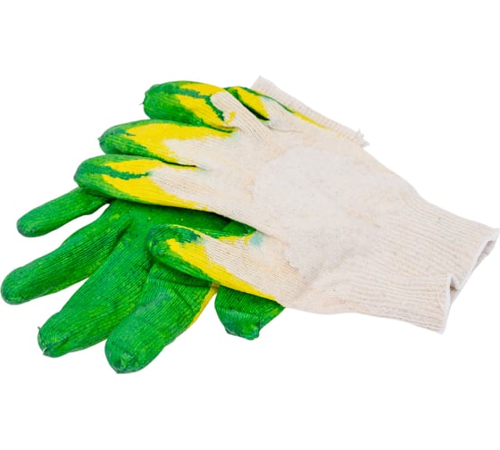 Изображение товара Перчатки хлопчатобумажные с двойным латексным покрытием BlackWeld 120615bw