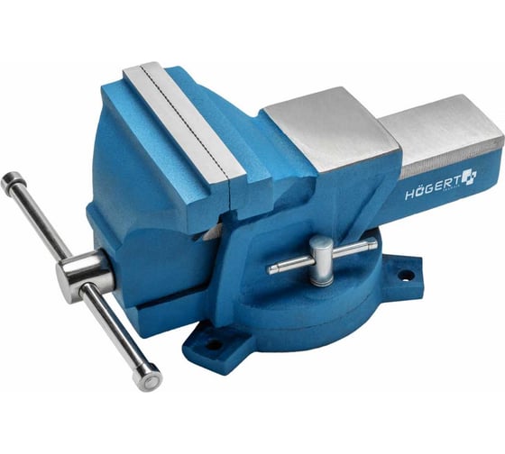 Изображение товара Тиски слесарные поворотные HOEGERT TECHNIK 125 мм NEW HT3B611