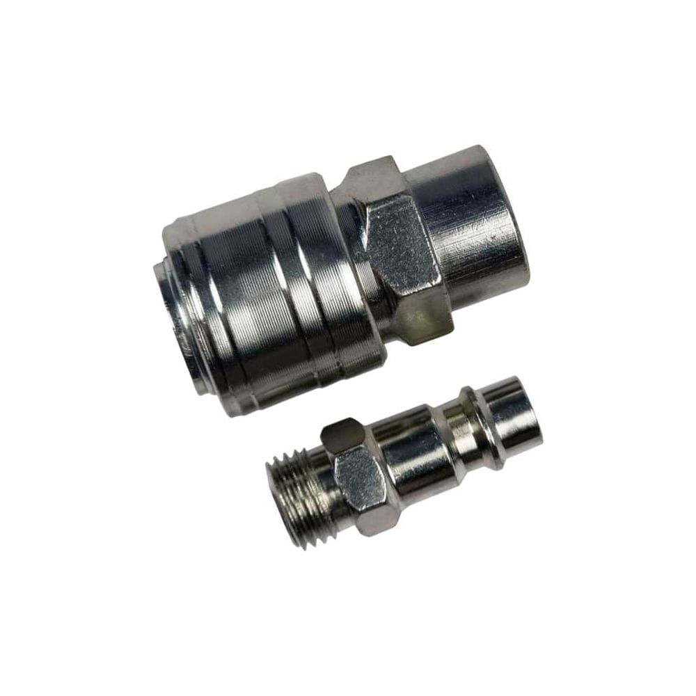 Изображение товара Набор переходников 1/4 с быстросъемными рапид EURO металл 2 шт