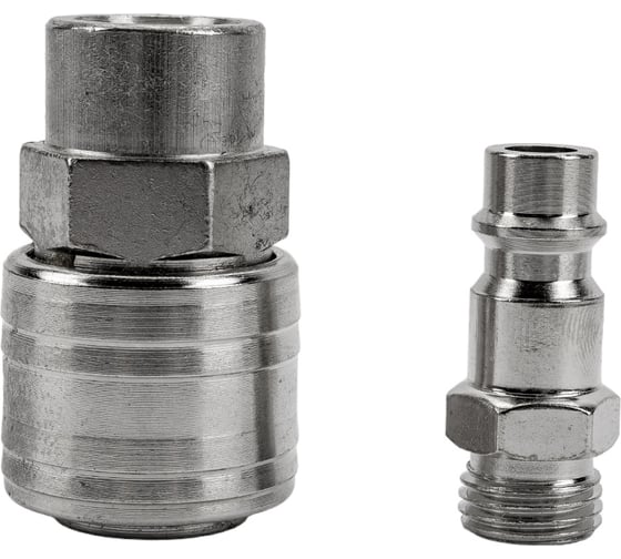 Изображение товара Набор переходников (2 шт, 1/4) с быстросъемным соединением СЕРВИС КЛЮЧ 70604