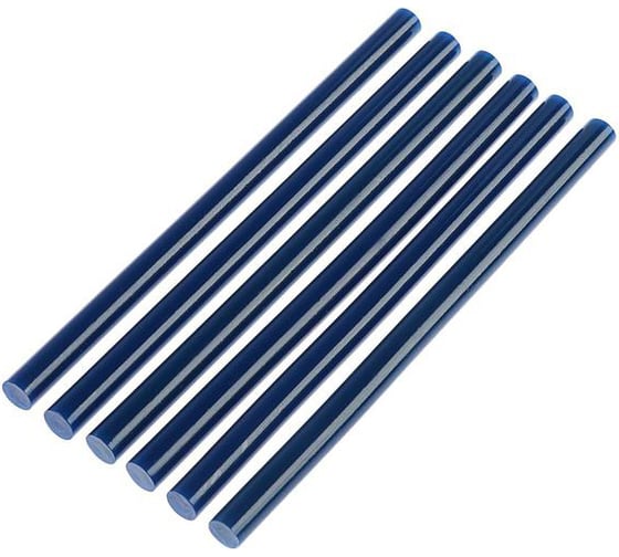 Изображение товара Стержни клеевые синие (6 шт; 11х200 мм) ТУНДРА 4967891