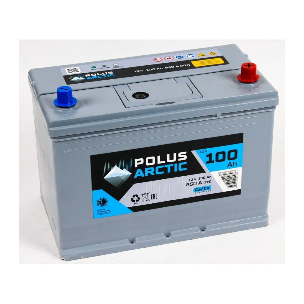 Изображение товара Аккумулятор POLUS ARCTIC 6СТ-100.0 100Ач 850А для автомобилей корпус DIN 31L
