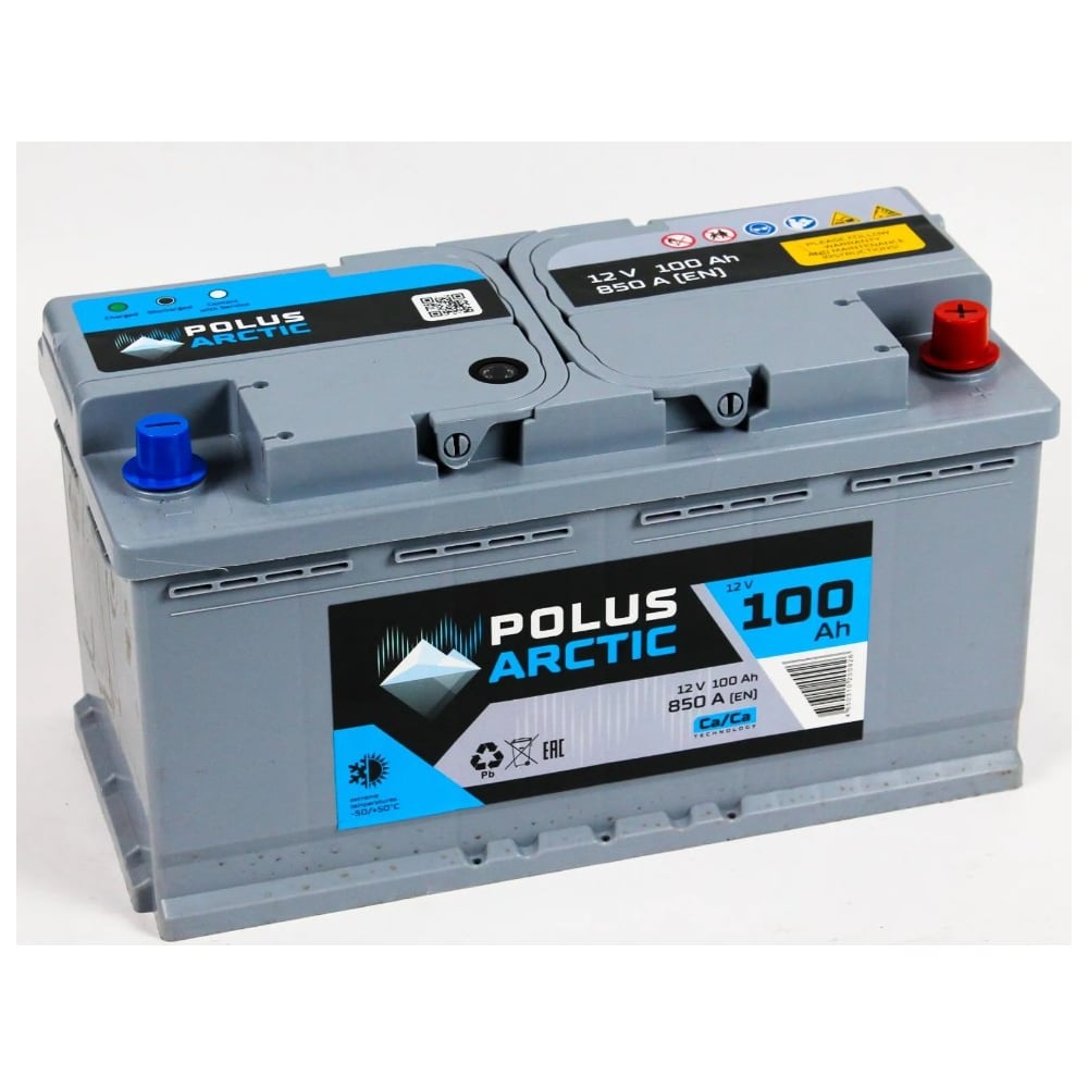 Изображение товара Аккумулятор POLUS ARCTIC 6СТ-100. 0 PA100. 0 мощный автомобильный источник энергии